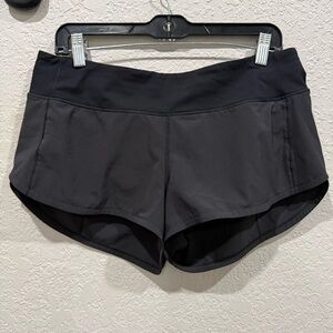 lululemon athletica Black Athletic Running Shorts